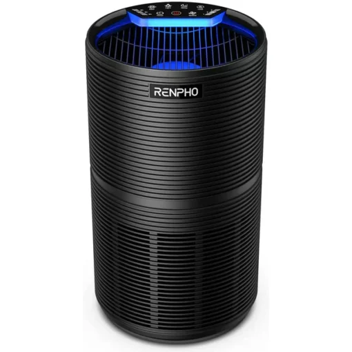 RENPHO HEPA Air Purifier for Home Large Room up to 600 Sq.ft, H13 True HEPA Filter Air Cleaner for Pet Hair, Allergies, 99.97% Smokers, Odors, Dust, Pollen, Odor Eliminators for Bedroom