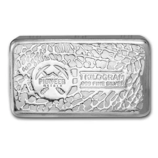 1 Kilo Silver Bar - Pioneer Metals - Walmart