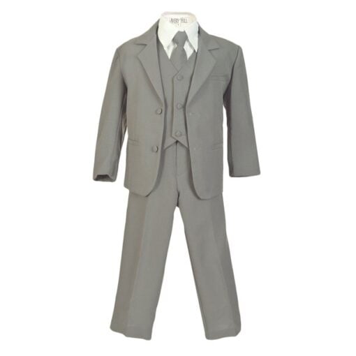 Avery Hill Boys Formal 5 Piece Suit with Shirt and Vest (Toddler, Little Boys, Big Boys)