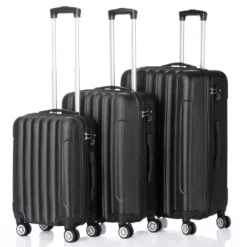 Zimtown 3-Piece Nested Spinner Suitcase