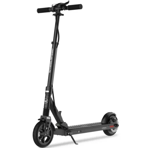 Wheelspeed TEEN Electric Scooter - 8" Solid Tires, 20 Miles Max Range, 15.5 Mph & 350W Motor 7.5 Ah Portable Folding Commuting E-scooter for Adults and Teens with Double Braking System